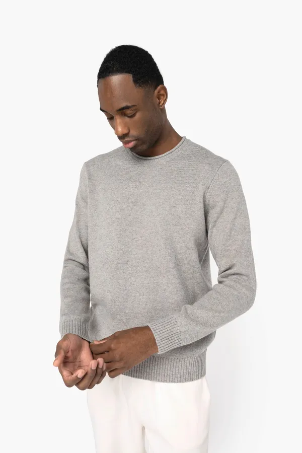 Eco-friendly men’s merino wool jumper