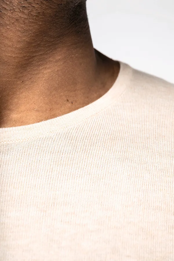 Eco-friendly men’s lyocell crew neck jumper