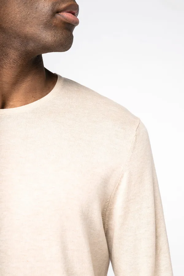 Eco-friendly men’s lyocell crew neck jumper
