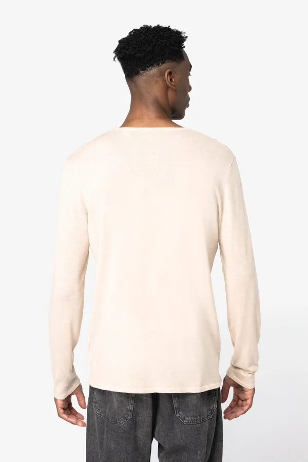 Eco-friendly men’s lyocell crew neck jumper