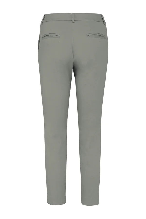 Umweltfreundliche 7/8-Damen Chinohose Almond Green