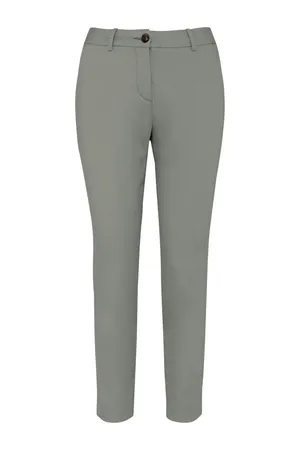 Umweltfreundliche 7/8-Damen Chinohose Almond Green