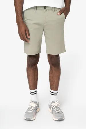 Umweltfreundliche Chino-Bermuda-Shorts für Herren Almond Green