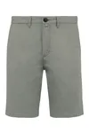 Umweltfreundliche Chino-Bermuda-Shorts für Herren Almond Green