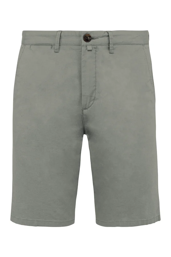 Umweltfreundliche Chino-Bermuda-Shorts für Herren Almond Green