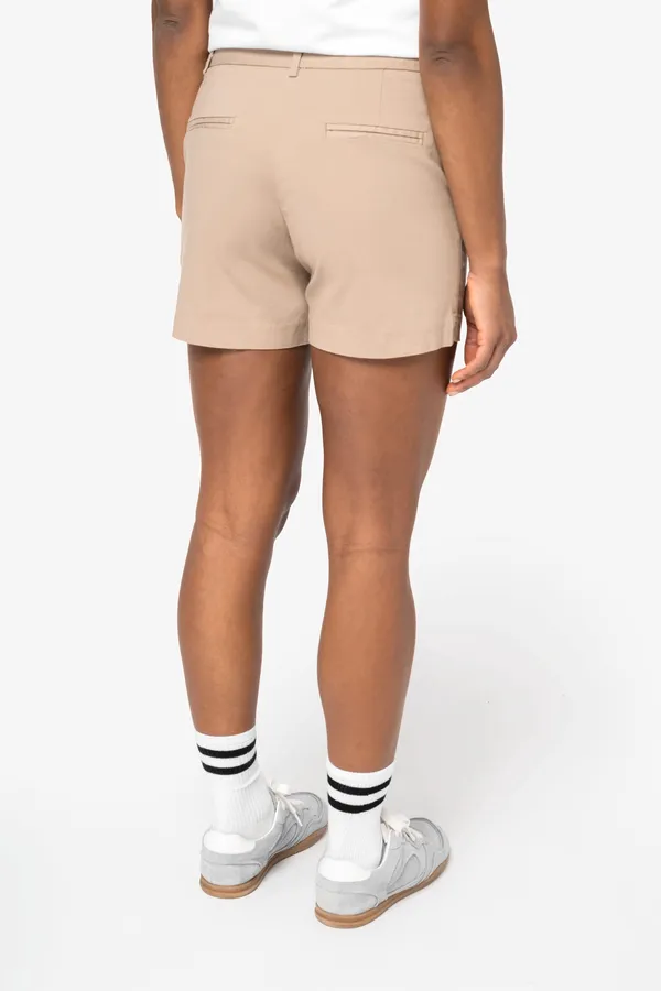 Eco-friendly ladies’ chino bermuda shorts