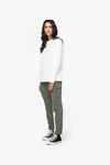 Eco-friendly ladies’ washed effect cargo trousers
