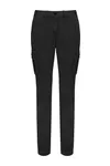 Umweltfreundliche ausgewaschene Cargohose für Damen Washed black