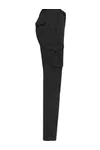 Umweltfreundliche ausgewaschene Cargohose für Damen Washed black