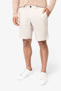 Bermuda-Shorts aus Leinen für Herren