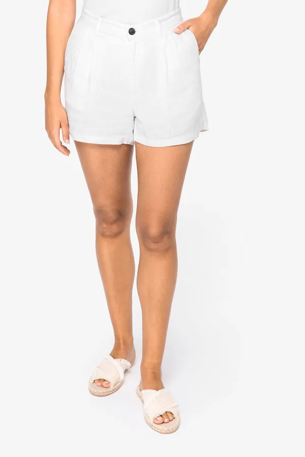 Leinenshorts für Damen