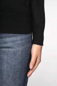 Eco-friendly Ladies' Lyocell V Neck Jumper