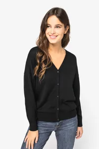 Eco-friendly Ladies' Lyocell V Neck Jumper