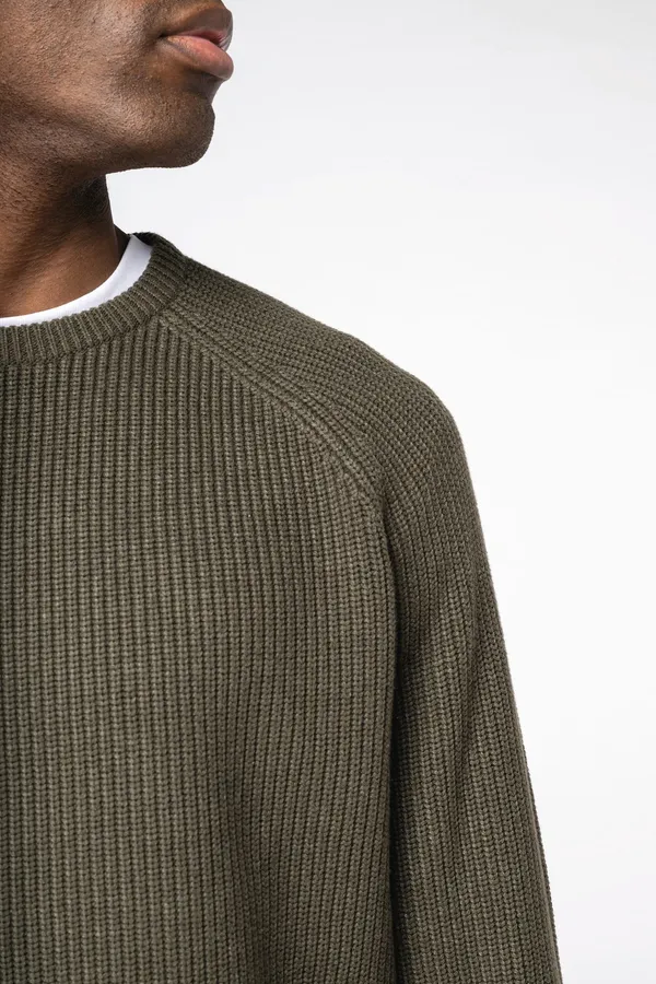 Eco-friendly men’s chunky knit jumper
