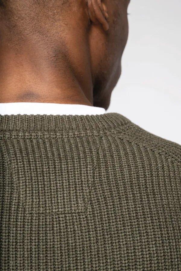 Eco-friendly men’s chunky knit jumper