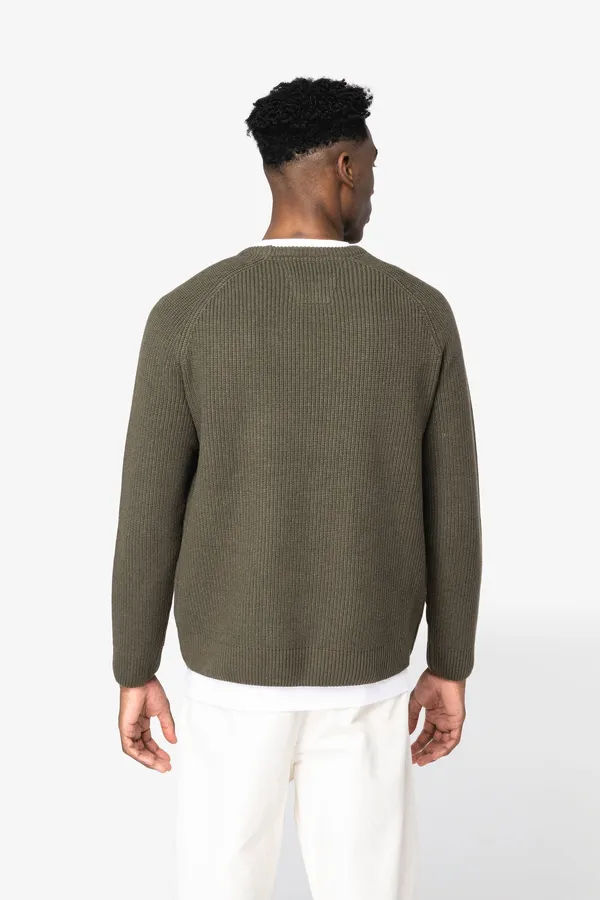 Eco-friendly men’s chunky knit jumper