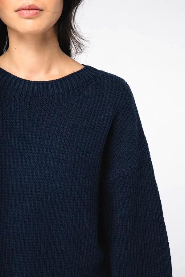 Eco-friendly ladies’ merino wool jumper