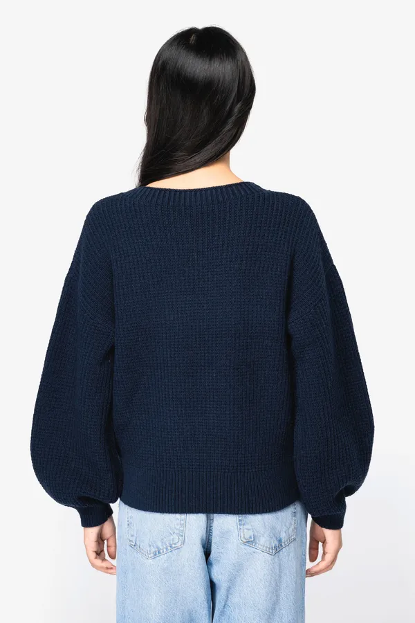 Eco-friendly ladies’ merino wool jumper