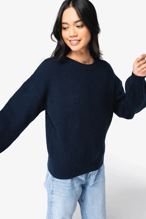 Eco-friendly ladies’ merino wool jumper