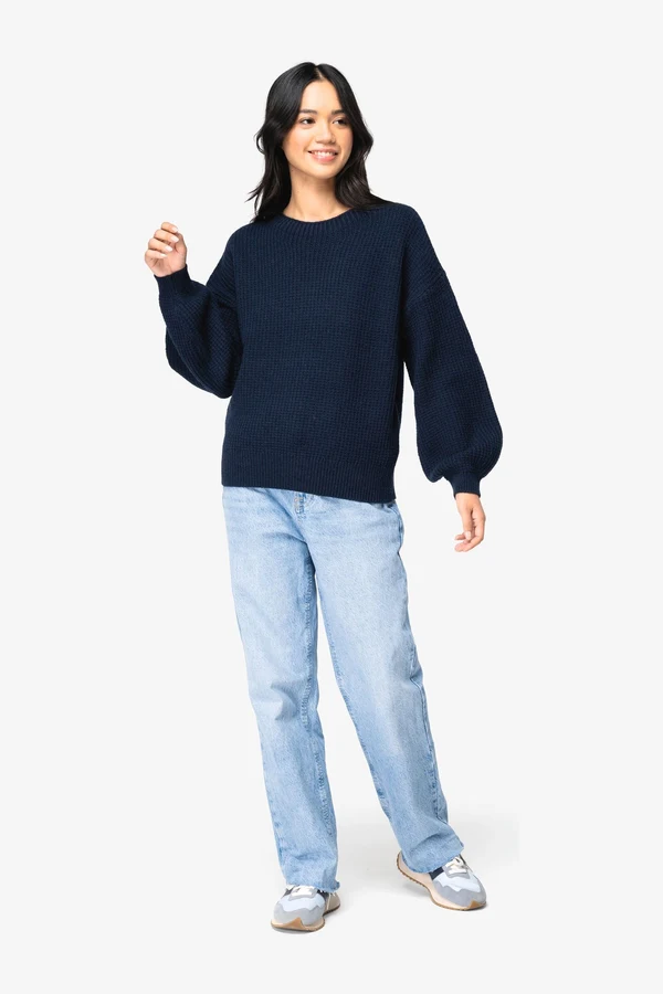 Eco-friendly ladies’ merino wool jumper