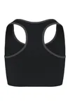Nahtloser Sport-BH Black / Storm Grey