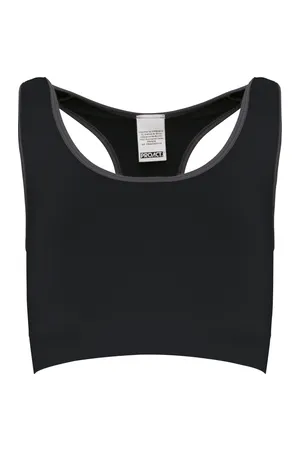 Nahtloser Sport-BH Black / Storm Grey