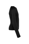 Kinder Langarm Doppelhaut T-Shirt. Schnelltrocknend Black