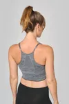 Verstellbarer, nahtloser Sport-BH Storm Grey Melange