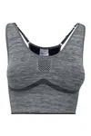 Verstellbarer, nahtloser Sport-BH Storm Grey Melange