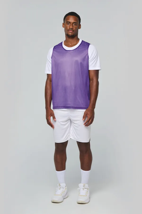 multi-sports light mesh bib