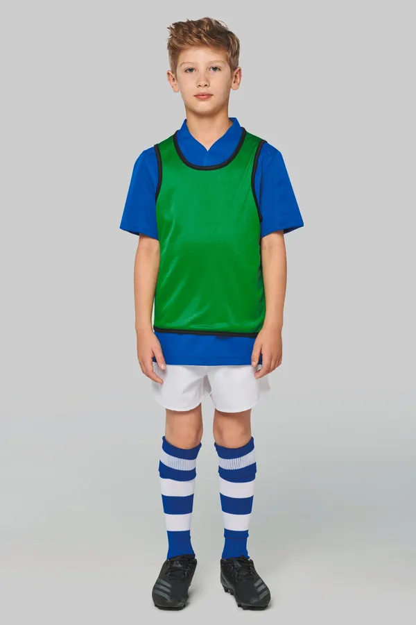 Kids' reversible rugby bib