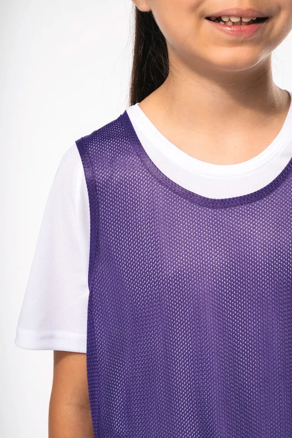 Kids' lightweight mesh multisport bib