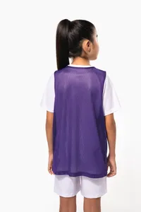 Kids' lightweight mesh multisport bib