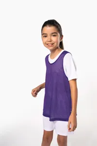 Kids' lightweight mesh multisport bib