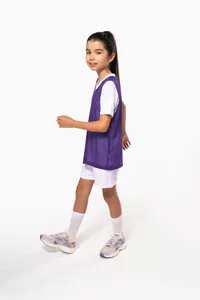Kids' lightweight mesh multisport bib