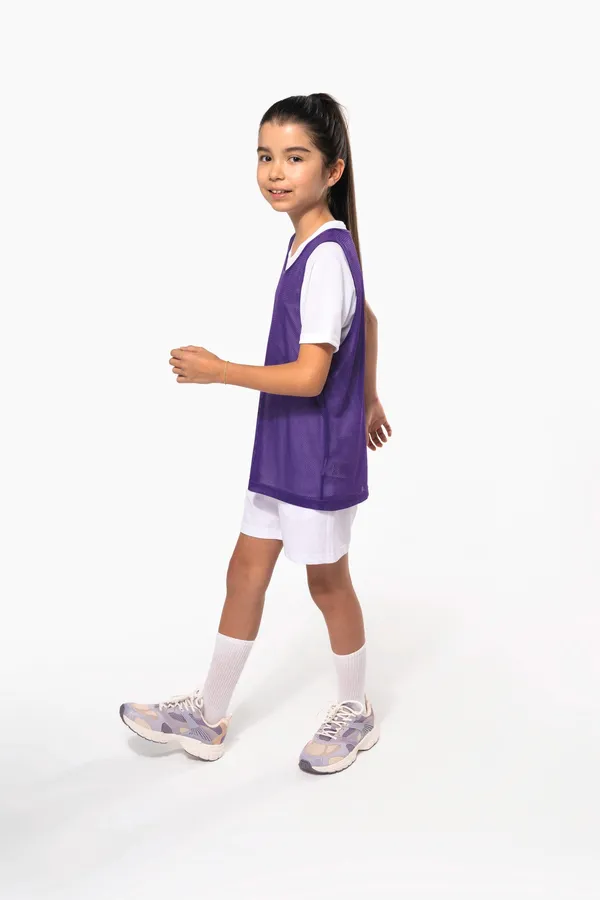 Kids' lightweight mesh multisport bib