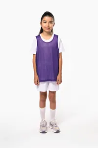 Kids' lightweight mesh multisport bib