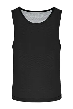 Beidseitig tragbares Multisport-Leibchen für Kinder Black / White