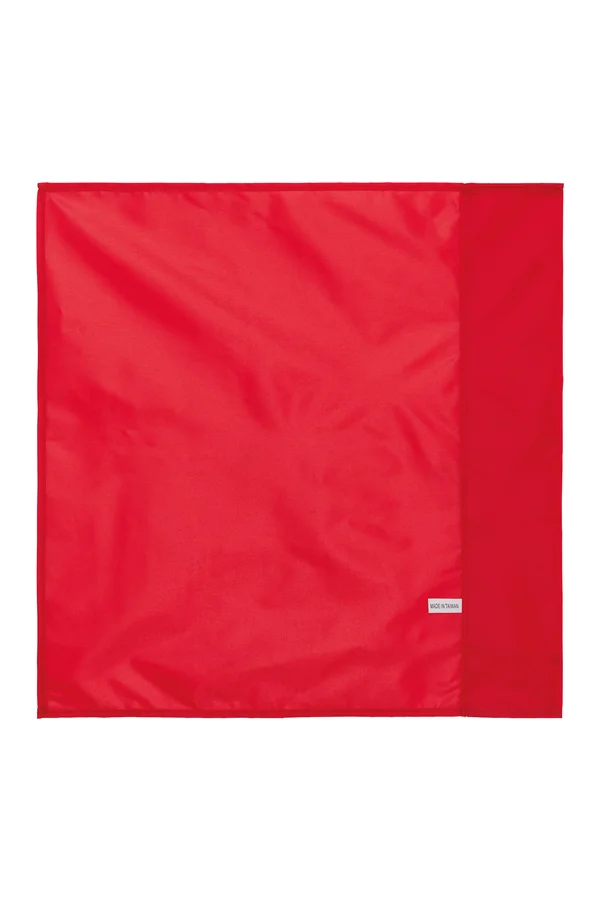 Einfarbige Eckpfostenfahne Red