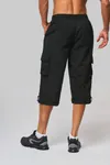 Freizeit-3/4-Hose Black