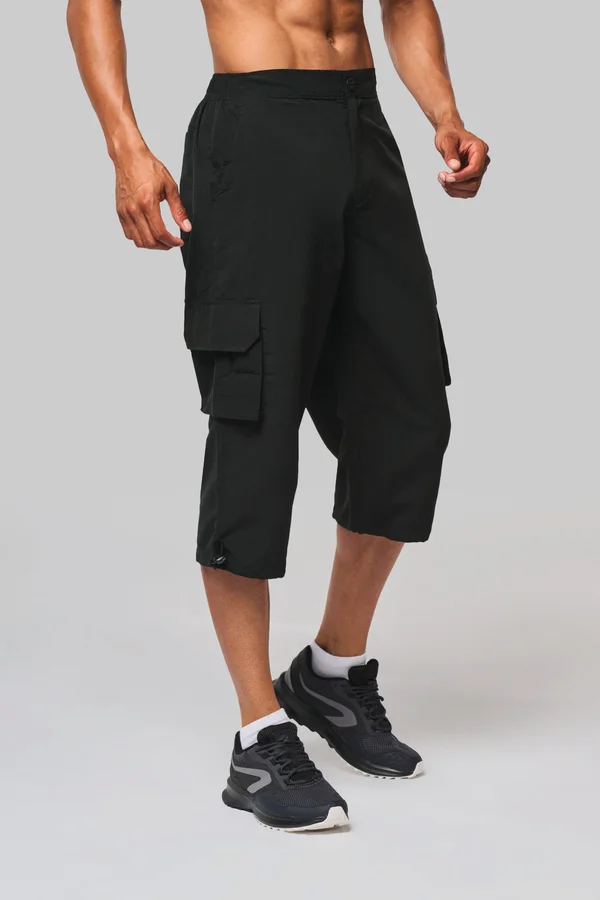 Freizeit-3/4-Hose Black