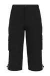 Freizeit-3/4-Hose Black