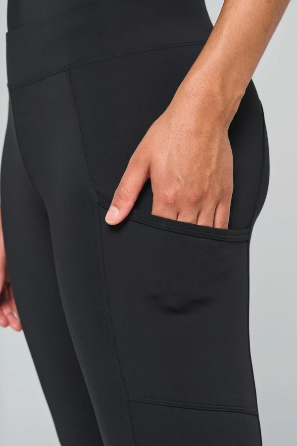 Zweifarbige Damen-Leggings Black / Dark Grey Heather