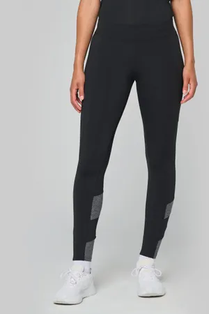 Zweifarbige Damen-Leggings Black / Dark Grey Heather