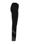 Zweifarbige Damen-Leggings Black / Dark Grey Heather