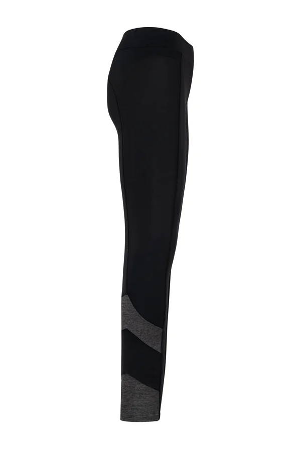 Zweifarbige Damen-Leggings Black / Dark Grey Heather