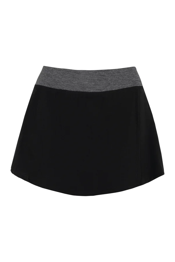Rock mit integrierten Shorts Black / Marl Dark Grey