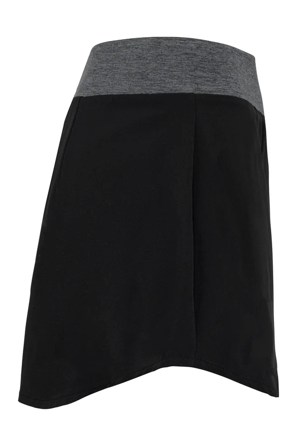 Rock mit integrierten Shorts Black / Marl Dark Grey