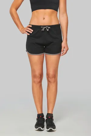 Damen-Sportshorts Black / Grey Heather