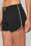 Damen-Sportshorts Black / Grey Heather